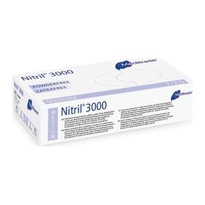 Meditrade® unisex Einmalhandschuhe Nitril® 3000 weiß Größe L, 100 St.