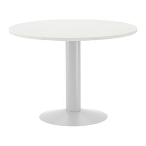 rocada Mehrzwecktisch weiß rund, Säulenfuß weiß, 100,0 x 100,0 x 72,0 cm