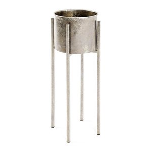 HAKU Möbel Pflanzenständer Dona 3 Metall, Ø 24,0 cm bronze rund, 4 St.