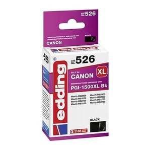 edding EDD-526 schwarz Druckerpatrone kompatibel zu Canon PGI-1500 XL BK