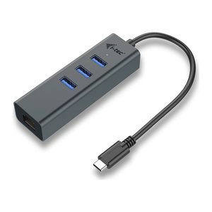 i-tec® USB-Hub USB-C Metal 3-fach grau