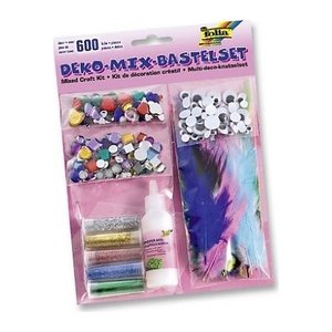 folia Dekoartikel mehrfarbig Mix-Set, 1 Pack