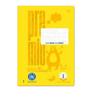 Staufen® Schulheft Premio Lineatur 1 liniert DIN A4 ohne Rand, 32 Blatt, 1 St.