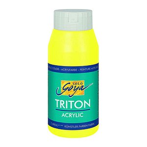 KREUL SOLO GOYA Triton Acrylfarbe neongelb 750,0 ml, 1 St.