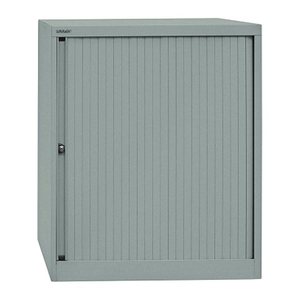 BISLEY Rollladenschrank silber 2 Fachböden 80,0 x 43,0 x 103,0 cm