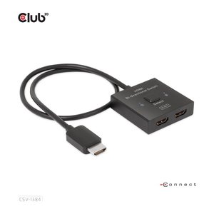 Club3D HDMI Switch 2-in-1 bidirektional 8K60Hz/4K120Hz UHD retail