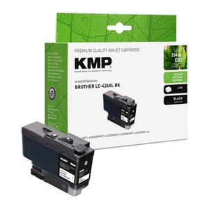 KMP schwarz Druckerpatrone kompatibel zu brother LC426XLBK