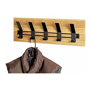 HAKU Möbel Wandgarderobe 54336 eiche Holz 5 Haken 60,0 x 20,0 cm, 1 St.