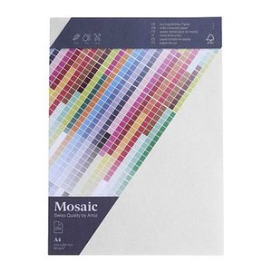 artoz Briefpapier Mosaic weiß DIN A4 90 g/qm 25 Blatt