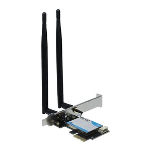 Inter-Tech Wi-Fi 5 PCIe Adapter EP-132 Antenne,Bluetooth 4.2