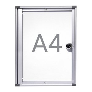 MAUL Schaukasten Extraslim grau 1x DIN A4 27,0 x 2,7 x 35,1 cm, 1 St.