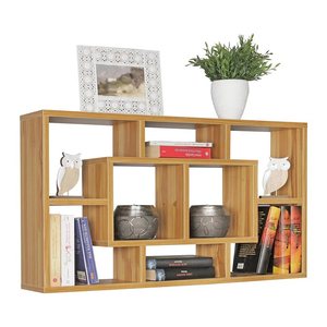 WOHNLING Wandregal buche 85,0 x 16,0 x 48,0 cm, 1 St.