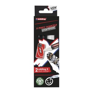 edding Multimarker farbsortiert 2,0 - 10,0 mm, 2 St.