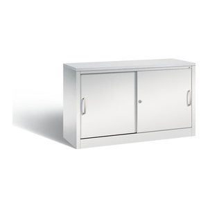 CP Schiebetürenschrank C 2000 Acurado, 5723-00 S10376 lichtgrau 2 Fachböden 120,0 x 40,0 x 72,0 cm