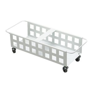 DURABLE Transportroller Durabin Square Trolley Duo 40 weiß 27,5 x 67,0 x 13,0 cm bis 80,0 kg