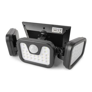 Entac Wandlampe outdoor mit PIR & Solarfunktion 3fach