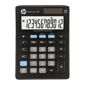 HP OfficeCalc 100 II Tischrechner schwarz