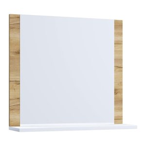 VCM my bath Spiegel VCB 10 916698 honig-eiche, weiß 60,0 x 17,0 x 55,0 cm