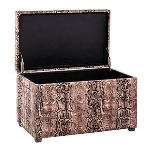 HAKU Möbel Sitztruhe 22950 Snake Holz 65,0 cm