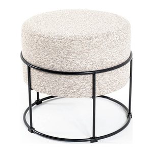 HAKU Möbel Wohnzimmer-Hocker 22553 beigebraun, 1 St.