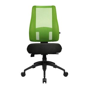 Topstar Bürostuhl Lady Sitness® Deluxe, LT20B0W505 Stoff grün, Gestell schwarz