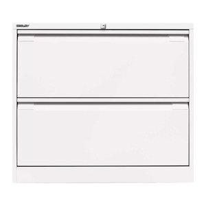 BISLEY Hängeregistraturschrank verkehrsweiß 2 Schubladen 80,0 x 62,2 x 71,1 cm, 1 St.