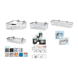 tesa ALUXX Duschkorb verchromtes Aluminium