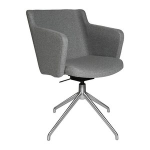 Topstar Besuchersessel SFH 1.0 hellgrau edelstahl, Optik matt Stoff 58,0 x 66,0 x 87,0 - 90,0 cm, 1 St.