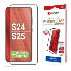 DISPLEX® Premium Glass Display-Schutzglas für Samsung Galaxy S24, Galaxy S25