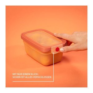 emsa Frischhaltedose ONECLICK 8,2 cm hoch orange 0,75 l, 1 St.