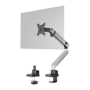 DURABLE Monitor-Halterung SELECT PLUS 509623 silber für 1 Monitor, Tischklemme, Tischbohrung