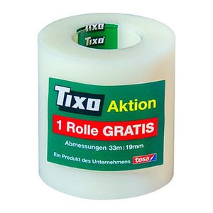 TIXO Klebefilm matt 19,0 mm x 33,0 m 3 Rollen