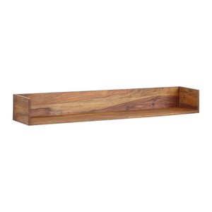 WOHNLING Wandregal sheesham 120,0 x 20,0 x 15,0 cm, 1 St.