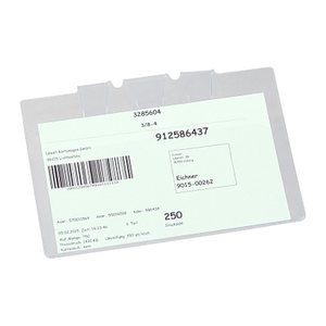 EICHNER Sichttaschen DIN A5 quer transparent glatt 8,0 mm, 50 St.