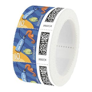 Deutsche Post 0,10 € Briefmarken "Flaschenpost" nassklebend, 200 St.
