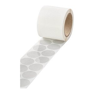 VELOFLEX Folien-Verschlussetiketten transparent 30,0 x 30,0 mm, 1.000 St.