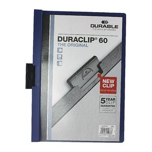 DURABLE Klemmhefter DURACLIP dunkelblau, 25 St.