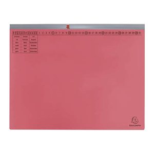 Exacompta Hängehefter Exaflex Karton rot DIN A4 1x kaufmännische Heftung, 25 St.
