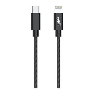 2GO Datenkabel lightning-USB Type-C anthrazit-1m MFI zert
