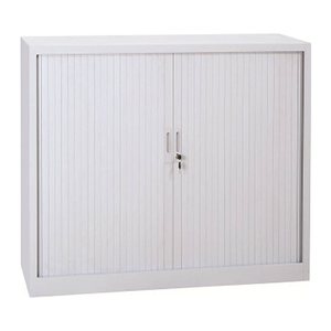 Gürkan Rollladenschrank lichtgrau 2 Fachböden 120,0 x 46,0 x 105,0 cm