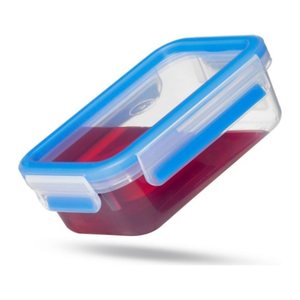 emsa Frischhaltedose CLIP & CLOSE 6,1 cm hoch transparent 0,85 l, 1 St.