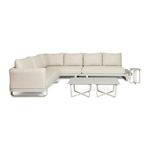 barths Loungegruppe Fellow sand Metall, 13-teilig
