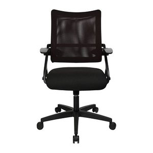 Topstar Bürostuhl New S'move, DS100A T200 Stoff schwarz, Gestell schwarz