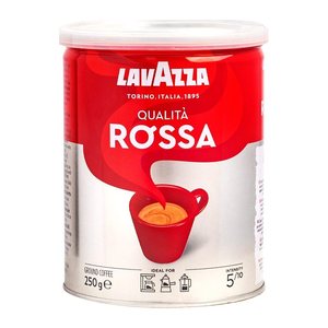 LAVAZZA Qualita Rossa Kaffee, gemahlen, Arabica- und Robustabohnen 250 g