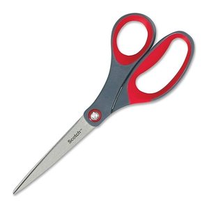 Scotch Papierschere 1448 grau-rot 20,0 cm