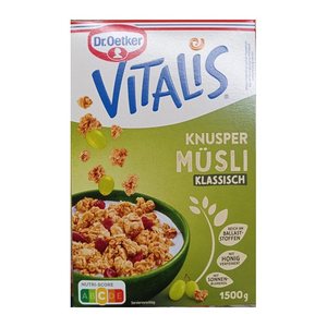 Dr. Oetker Vitalis Knuspermüsli Müsli 1,5 kg, 1 St.