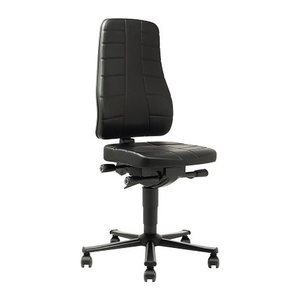 bimos Arbeitsdrehstuhl All-In-One schwarz Kunstleder