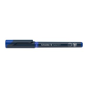 Schneider Topball 811 Tintenroller blau/silber 0,5 mm, Schreibfarbe: blau, 1 St.