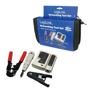 Logilink Werkzeug Set RJ45 8P8C mit Tasche 4-teilig retail
