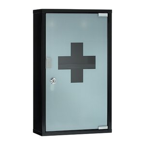 FIRST AID ONLY® Medizinschrank ohne Füllung schwarz
